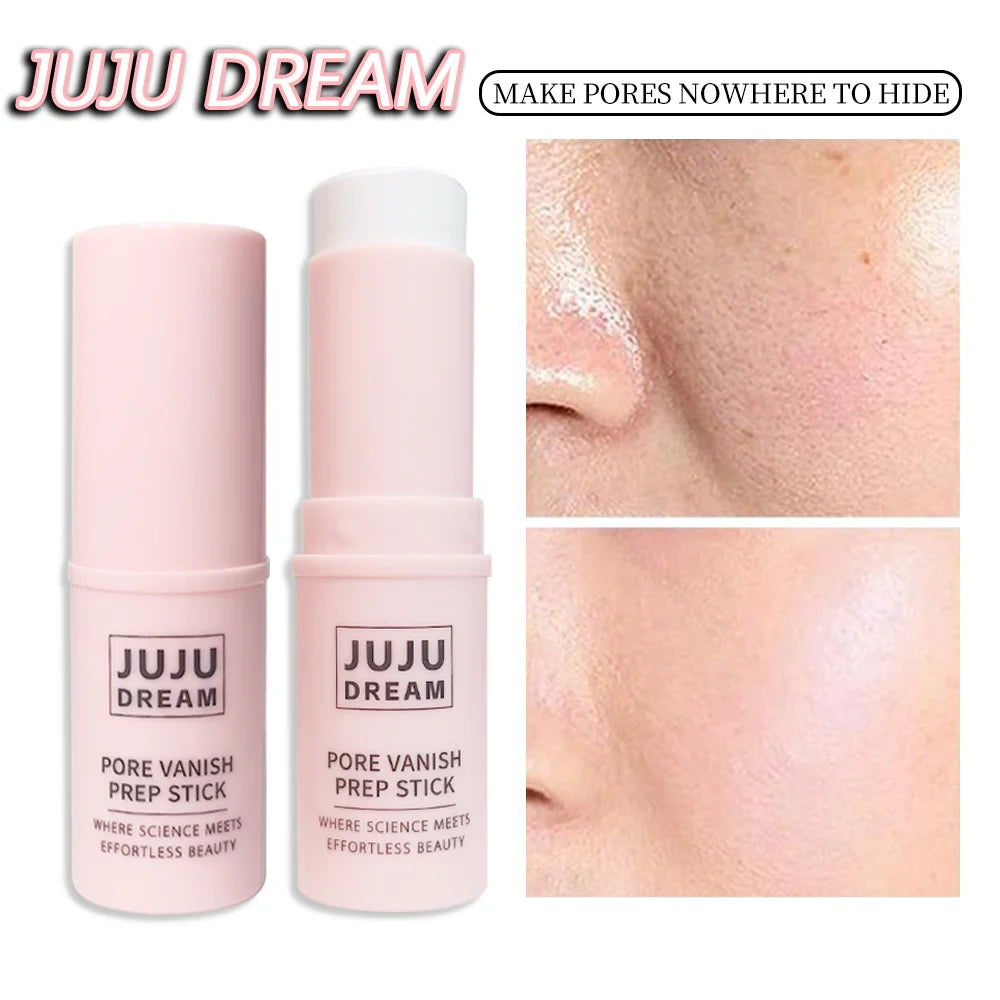 JUJU Dream Face Primer Stick – Matte & Shimmer Blur Makeup Primer Stick HIP 01