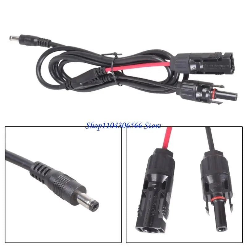 Solar Panel Connector Adapter Cable 5.5x2.1mm DC – 1.5m Solar Adapter Cable HIP CN