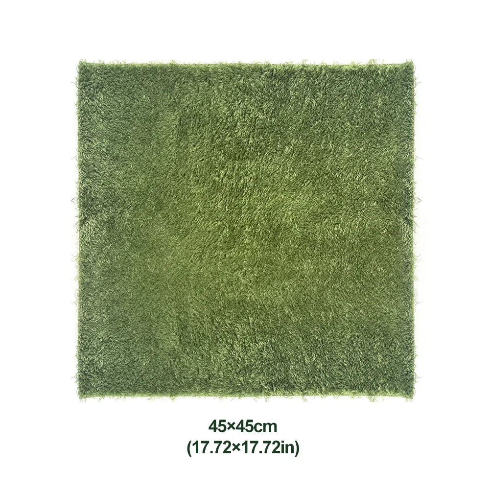Soft Liner Fake Lawn for Gecko Frog Tortoise Lizard Snake Rainforest Reptile Carpet Washable Moss-Like Mat Moisture-Retaining HIP 45 x 45cm