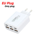 120W 6-Port USB-C & USB Wall Charger – PD45W & QC3.0 USB Wall Charger HIP EU Plug
