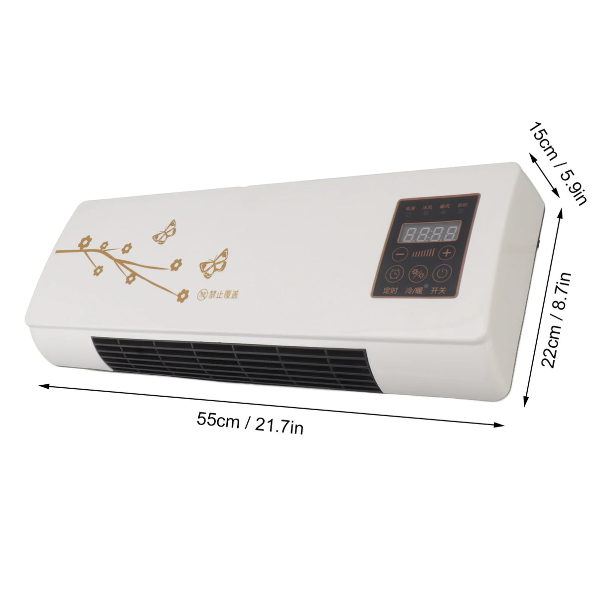 Cooling and Heating Air Conditioner Small Wall Mounted Air Conditioner for Living Room Bedroom Office HIP