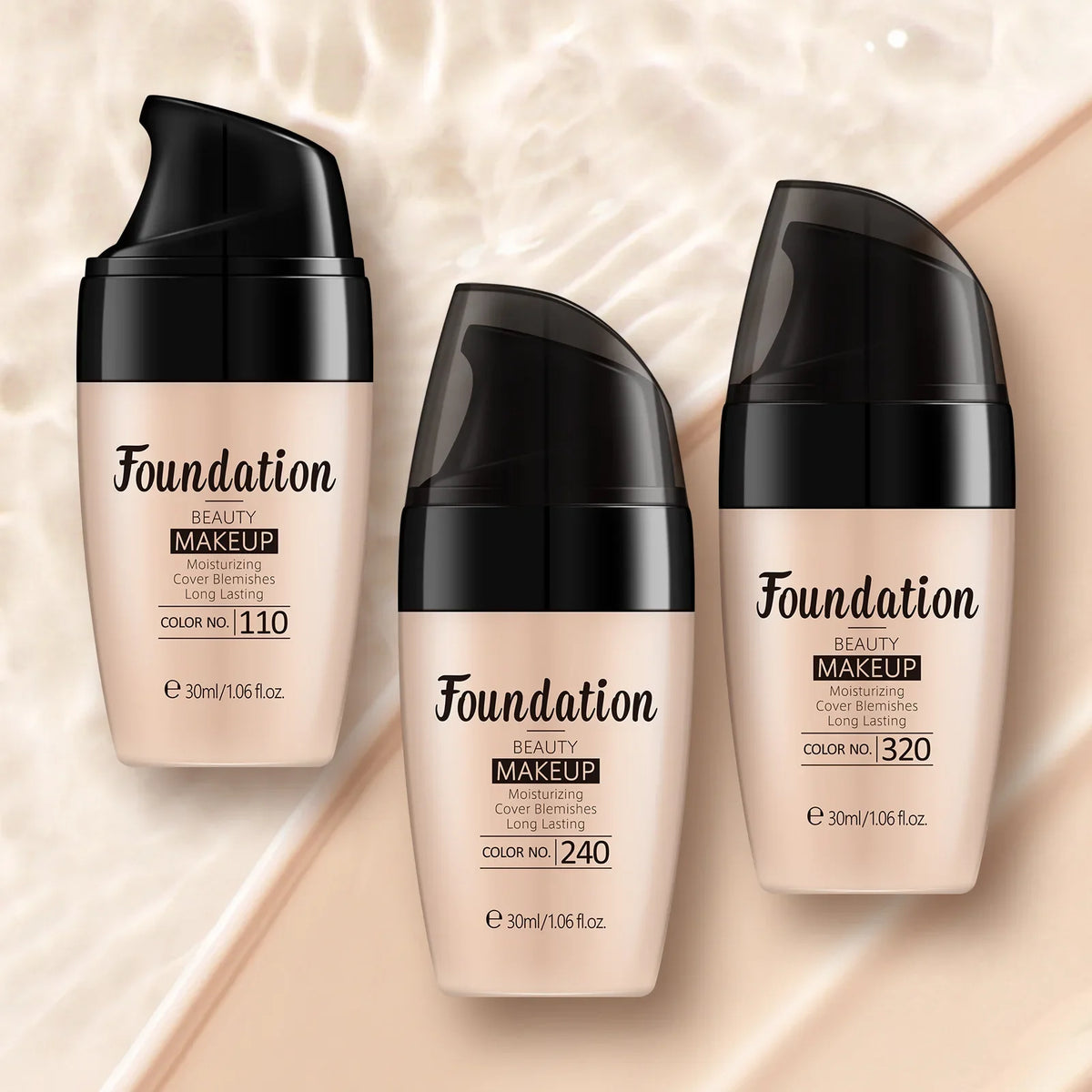 LAIKOU Liquid Foundation – Waterproof, Matte & Long-Lasting Liquid Foundation HIP