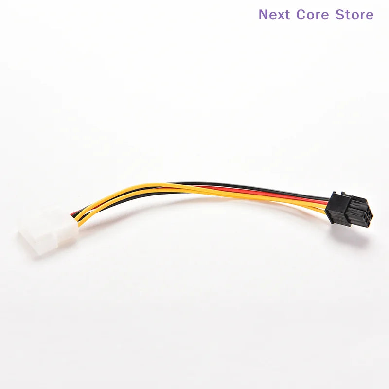 4-Pin to 6-Pin PCI-E GPU Power Adapter Cable | eelhoe GPU Power Adapter Cable HIP
