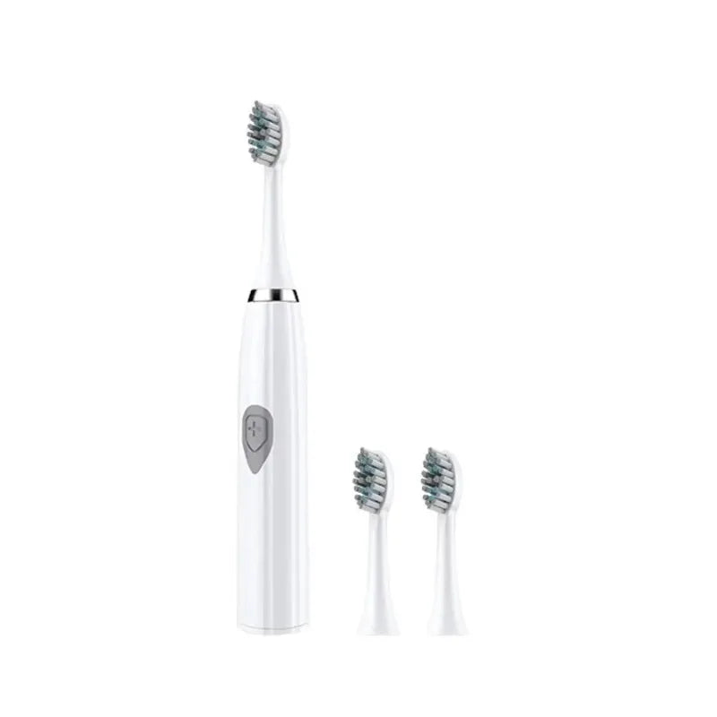 Electric Toothbrush for Adults – IPX6 Waterproof, 3 Brush Heads Electric Toothbrush HIP C672-white nobattery No plug