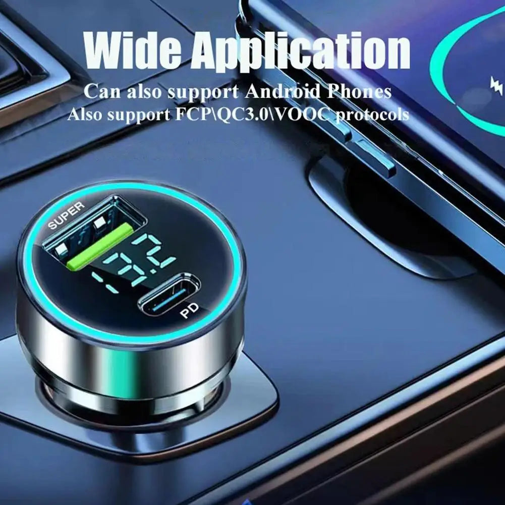 PD 20W Car Charger Super Fast Charge Adapter Type C USB 120W Portable For IPhone 14 Pro Max 13 12 11 IPad Airpods OnePlus HIP