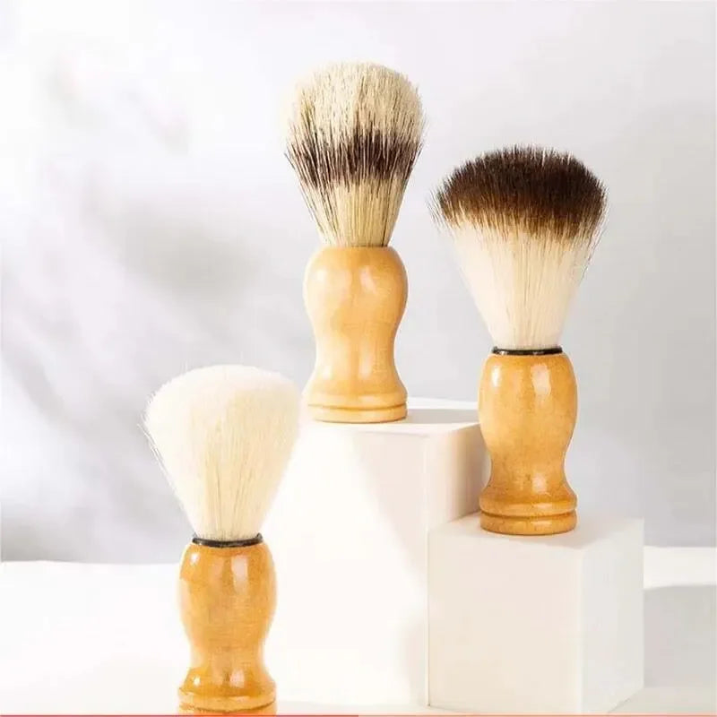 RUZOFO Men's Shaving Brush – Foam Lather & Beard Brush Shaving Brush HIP C608-ABC 3pcs