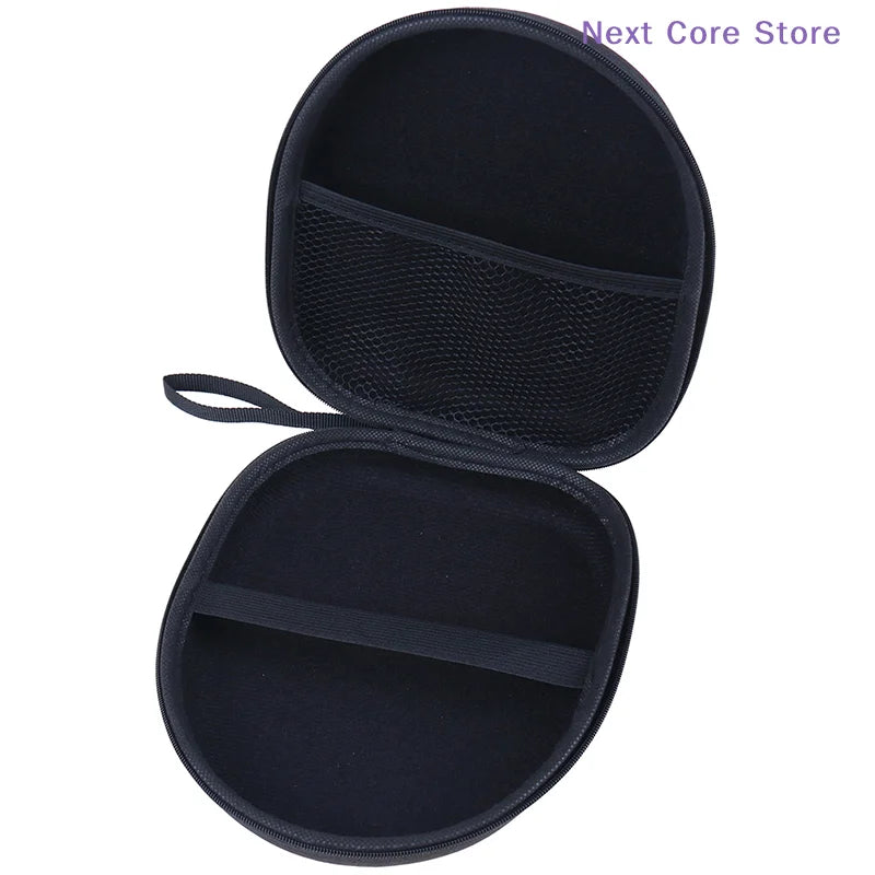 Black Hard Shell Headphone Case – EVA Carry Bag Headphone Case HIP