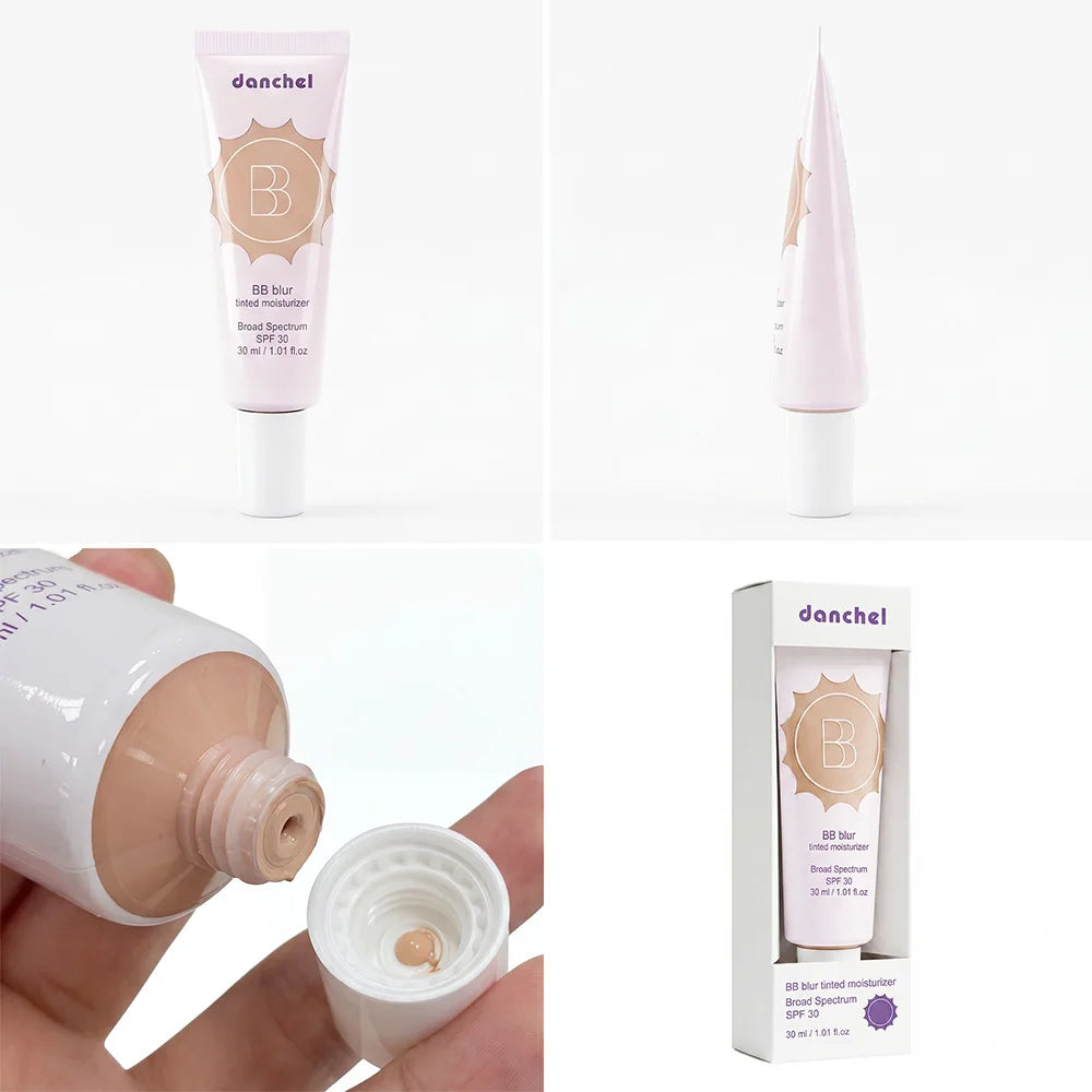 SPF30 BB Blur Tinted Moisturizer Medium Coverage Even Skin Tone Lightweight Sun Protection Face Makeup HIP