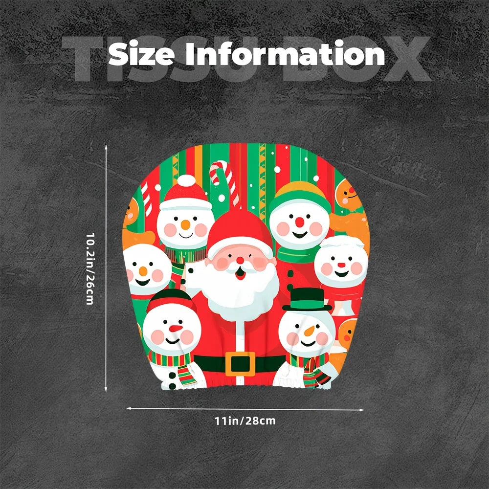 2-Pack Christmas Snowman Car Headrest Covers – Reusable Car Headrest Covers HIP