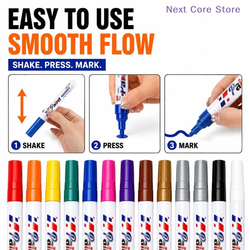 Oil-Based Paint Marker – Waterproof Permanent Multi-Surface Pen Paint Marker Pen HIP
