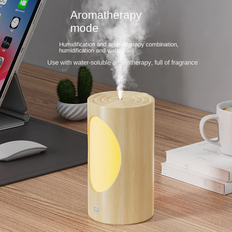Tree Hole Humidifier – USB Night Light & Aromatherapy 600ml Mini Humidifier HIP