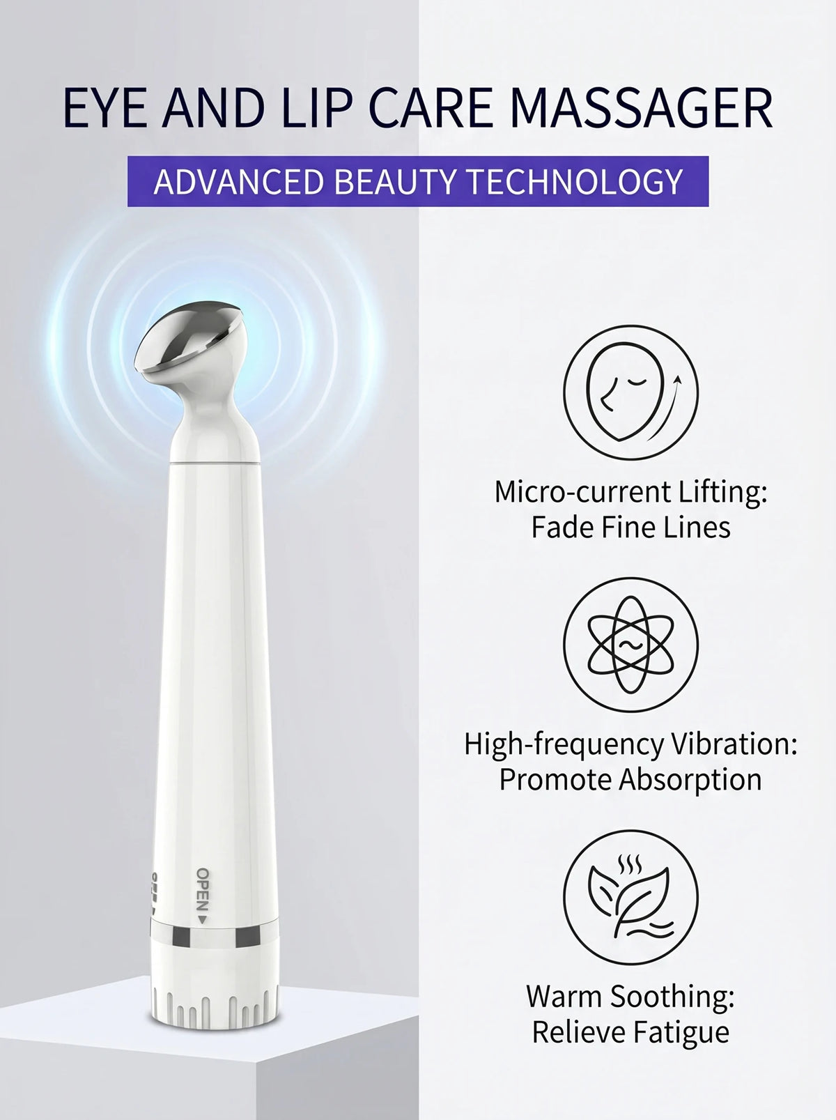 Vibrating Eye Massager – Acupoint Stimulation & Eye Care Eye Massager Device HIP