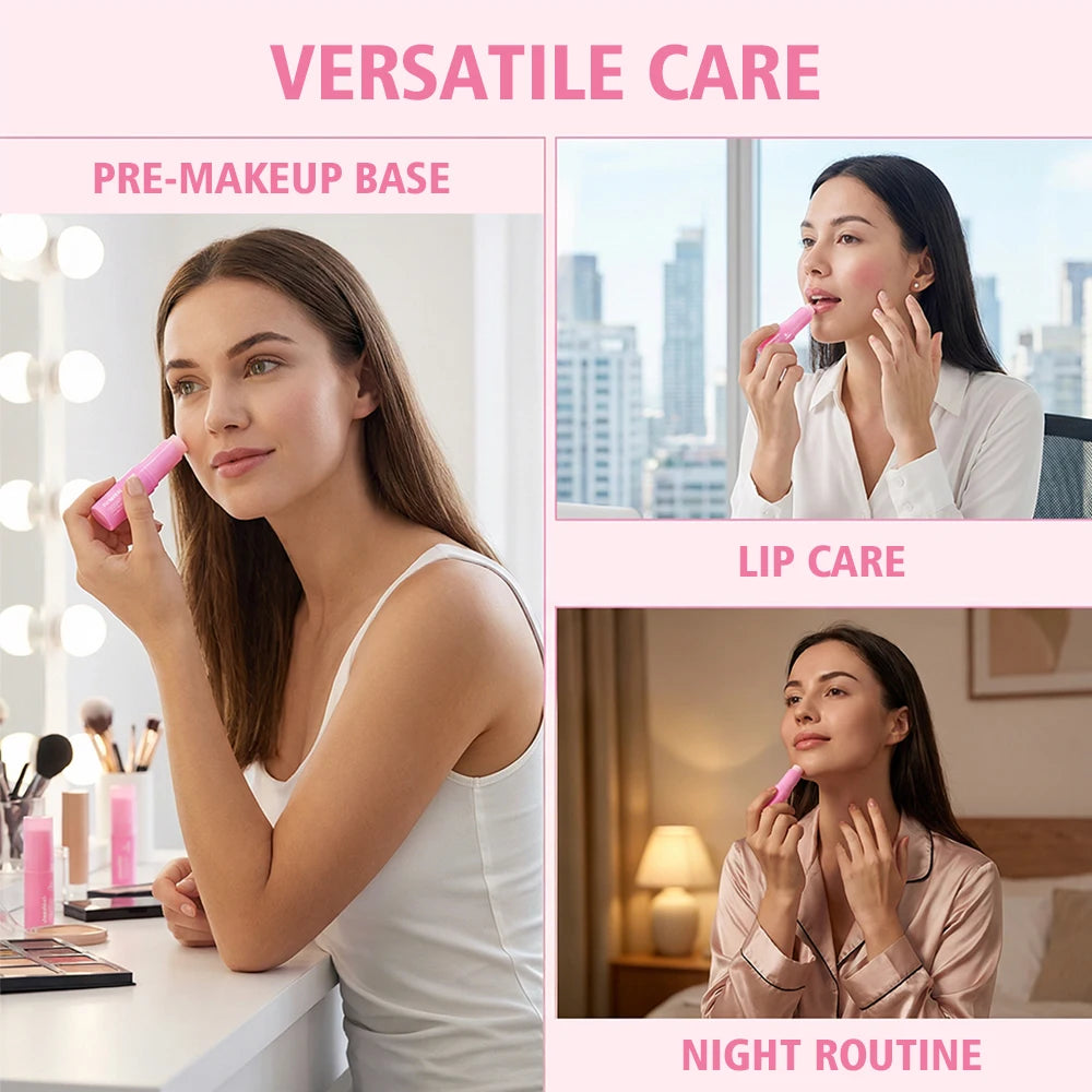 PDRN Pink Collagen Multi Volume Balm Stick Anti Aging Firming Anti Wrinkle For Eye Neck Forehead Smile Lines HIP