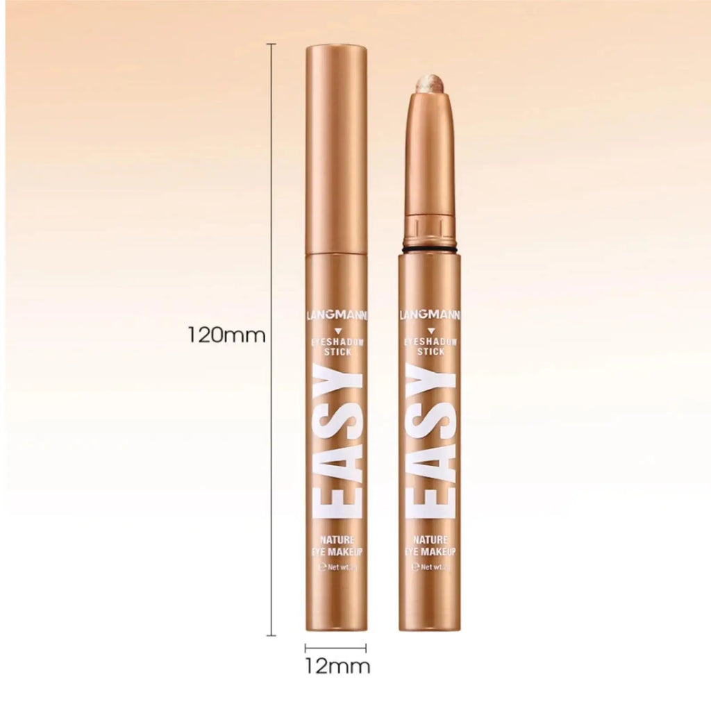 Langmanni Pearlescent Eyeshadow Pencil – Waterproof Smoky Glitter Eyeshadow Pencil HIP