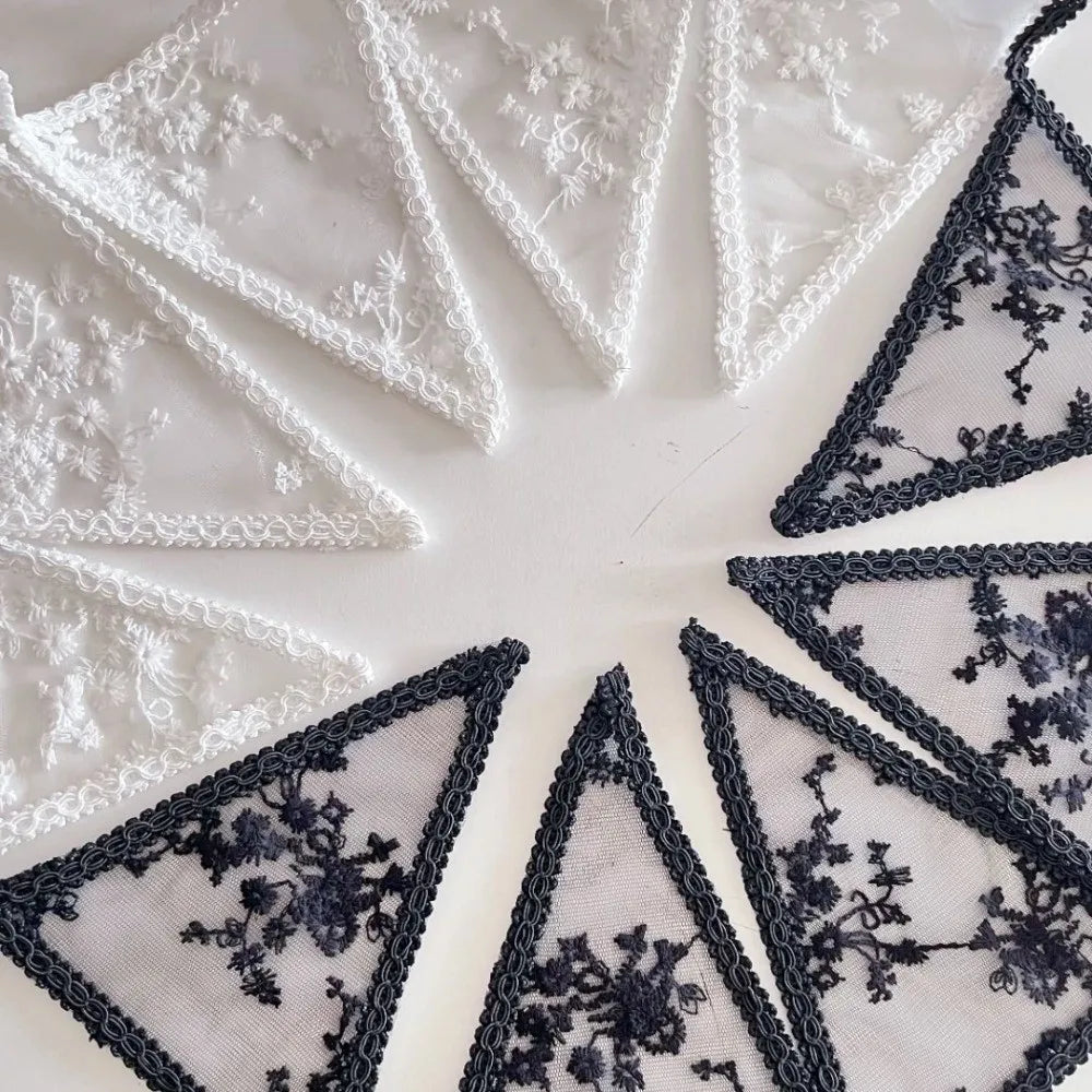 Colorful Lace Pennant Banner Garland – Party Wall Décor Party Banner Garland HIP