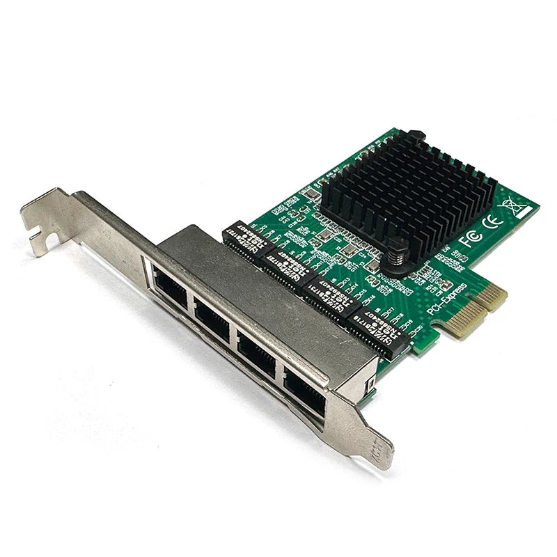 4-Port PCIe x1 Gigabit Ethernet Network Card | OULLX RTL8111 PCIe Network Card HIP As Photo