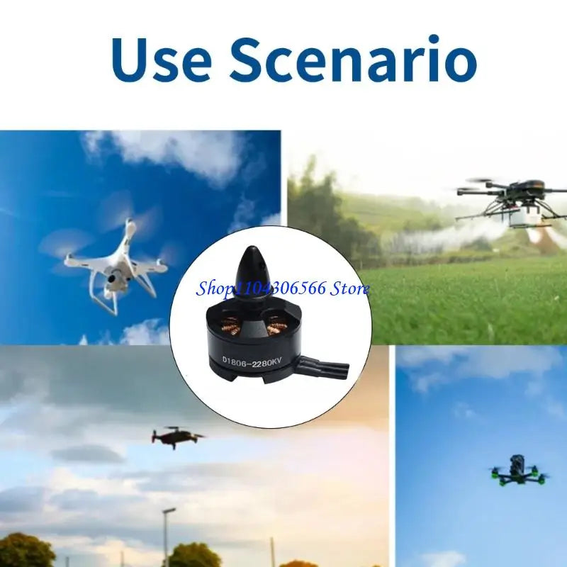 1806 2280KV Brushless Motor – Reverse Thread for DIY UAV Brushless Drone Motor HIP CN