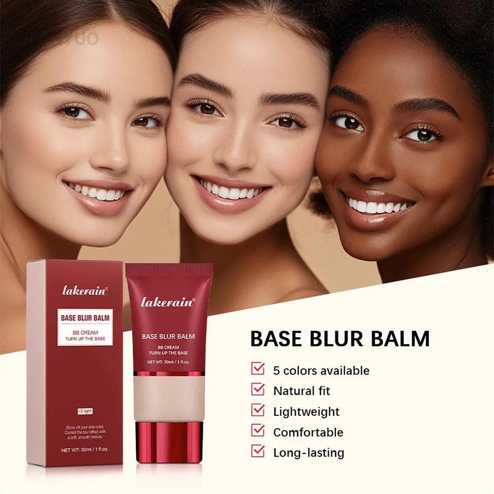 Soft Matte Foundation Light Natural BB Cream Concealer Moisturizing Face Brighten Makeup Base Long-lasting Coverage Cosmetic HIP