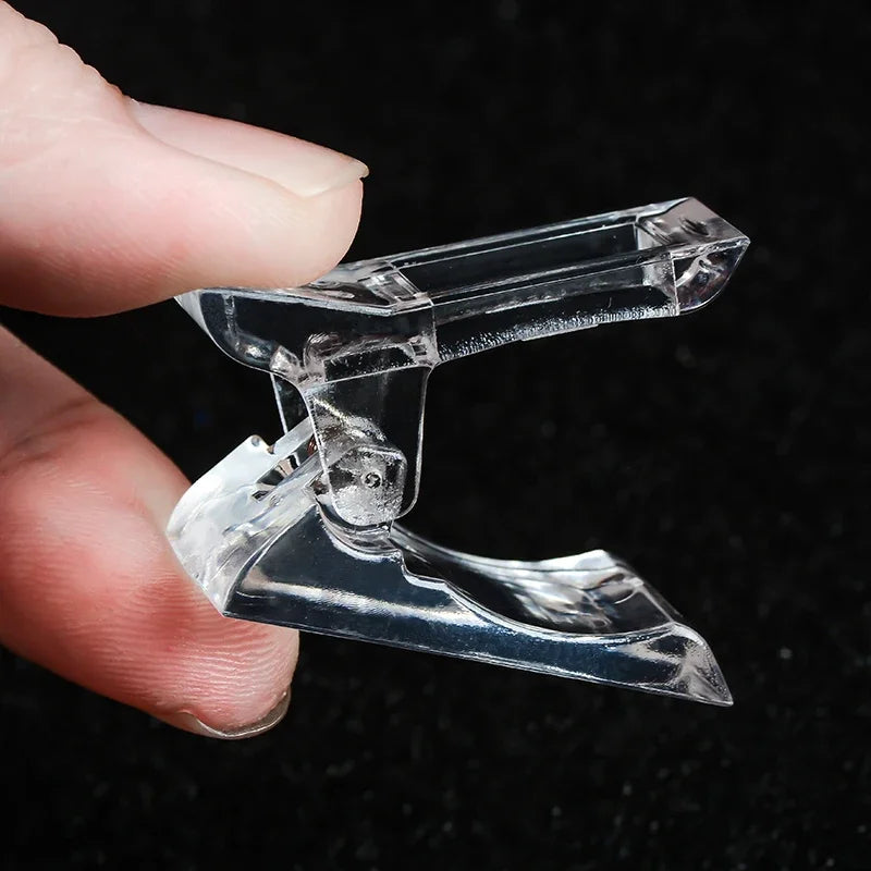 Nail Dual Form Clips – Quick Gel & Acrylic Extension Builder Nail Extension Tool HIP