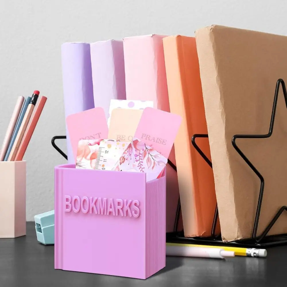 3D Printed Book-Shaped Bookmark Holder & Desk Organizer Desk Organizer HIP
