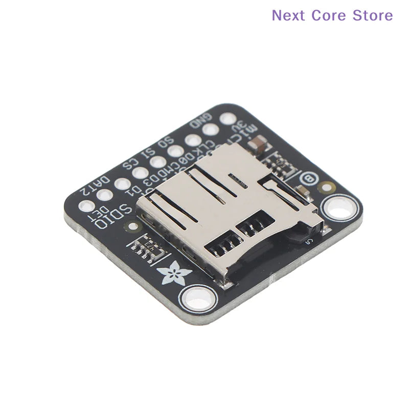 Adafruit #4682 SD SPI/SDIO Card Breakout Board – 3V Black SD Card Breakout Board HIP
