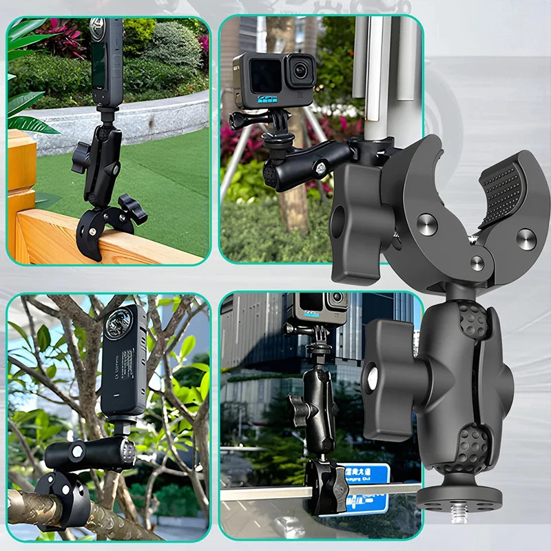 Handlebar Mount Bracket for Insta360 X4 X3 & GoPro 12 11 Camera Handlebar Mount HIP