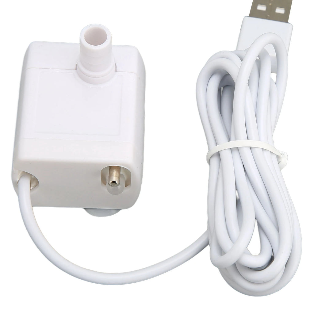 Pet Water Fountain Pump Quiet Prevent Dry Burning USB Powered DC Brushless Motor Mini Cat Water Dispenser Pump HIP