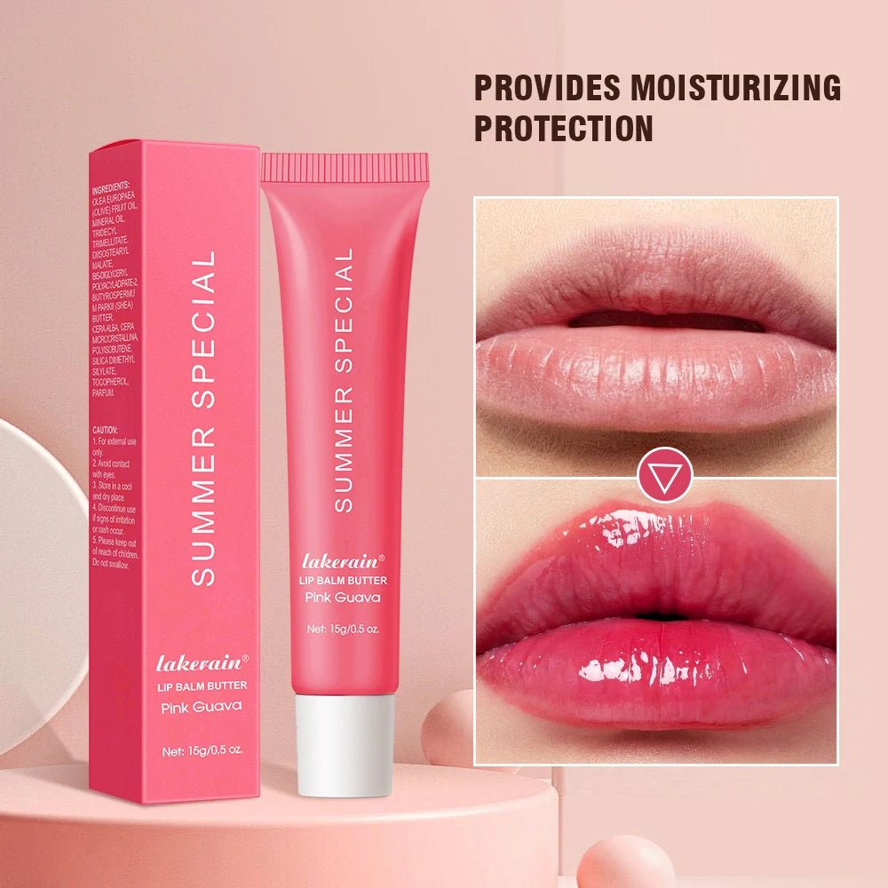 Summer Lip Balm Moisturizing Mirror Lip Gloss Lip Vanilla Mint Iced Coffee Cake Smell Lipstick Transparent Lip Oil Makeup HIP