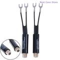 2-Pack UHF VHF FM TV F-Connector 75-300 Ohm Antenna Adapter Antenna Adapter HIP One Size