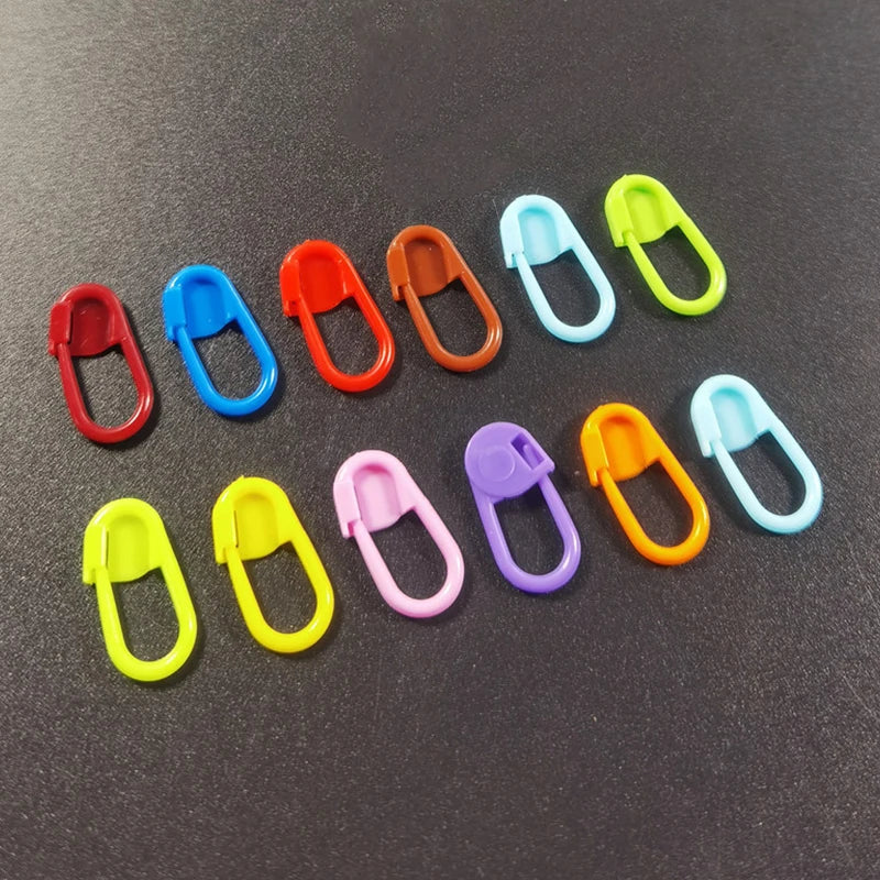 Locking Stitch Markers for Knitting & Crochet – 20/50 Pcs Stitch Marker Set HIP