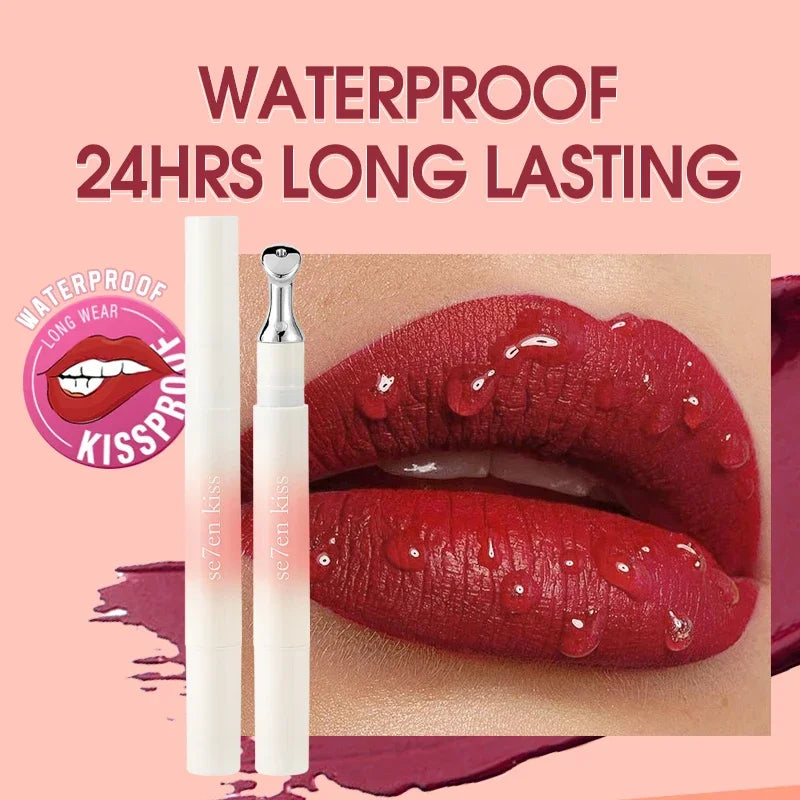 Se7en Kiss Velvet Matte Lip Glaze – Waterproof & Moisturizing Matte Lip Glaze HIP
