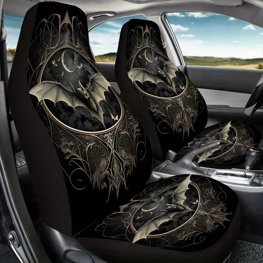 Halloween Bat Car Seat Covers – 2-Piece Set for SUV & Sedan Car Seat Covers HIP