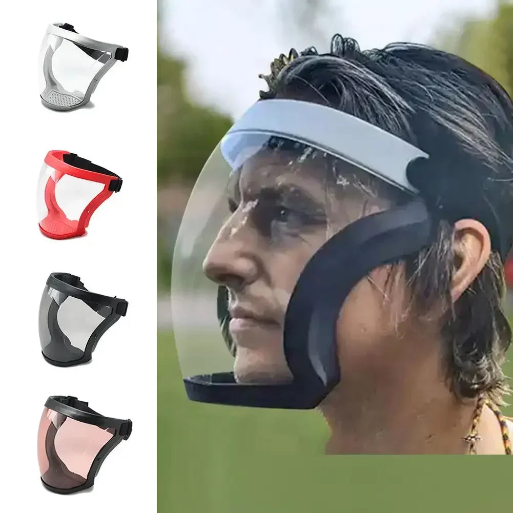 Work Protection Mask Transparent Full Faceshield Reusable Dustproof Anti-fog Mask Home Kitchen Tools Full Face Shield HIP