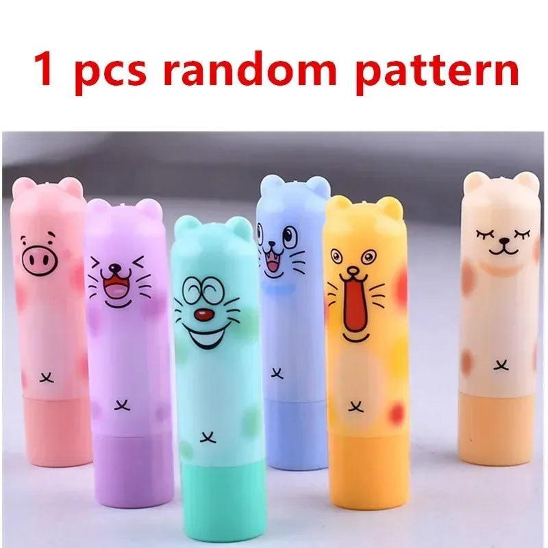 New Makeup Moisturizing Colourless Lip Balm Natural Plant Lip Gloss Fruit Embellish Lipstick Cute Face Makeup HIP 1 pcs Random pattern