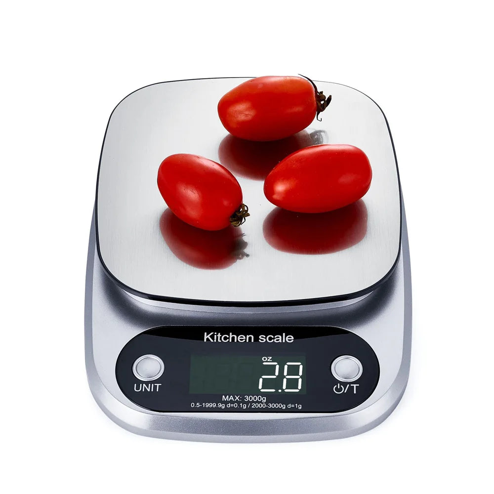 Digital Kitchen Scale 10kg LED Display – Stainless Steel Digital Kitchen Scale HIP