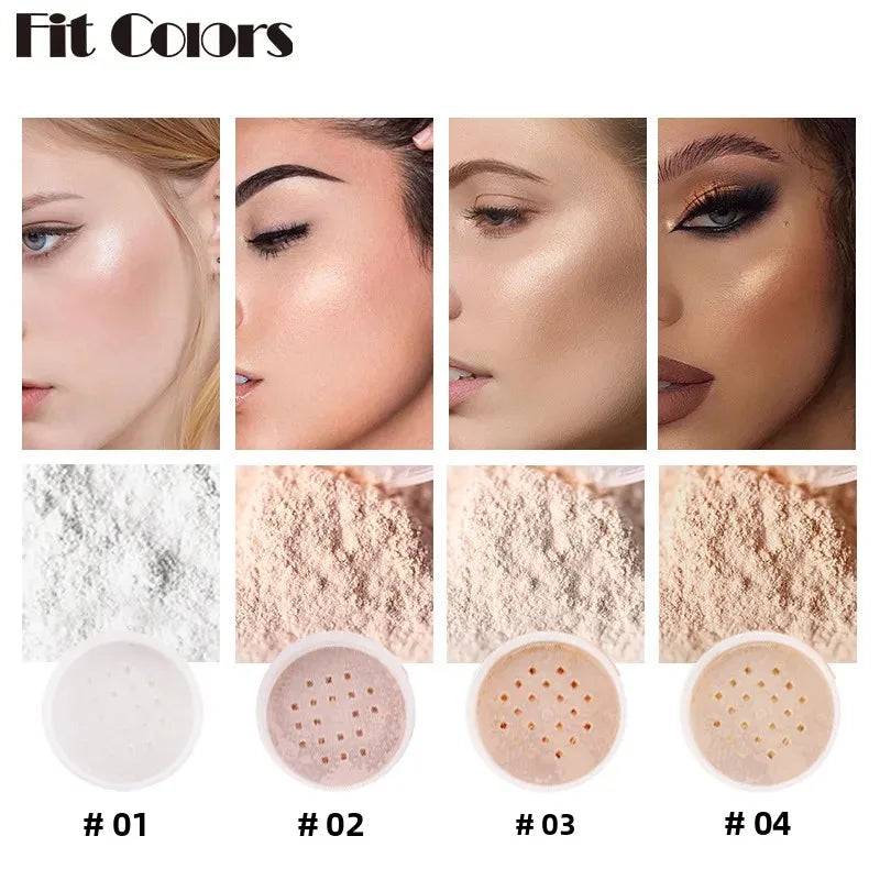 Fit Colors Loose Setting Powder – Oil Control Matte Finish Loose Setting Powder HIP