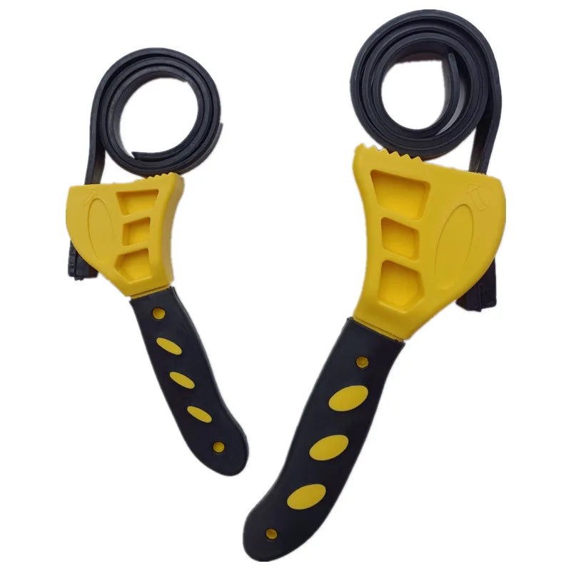 6-Inch Adjustable Belt Wrench – Oil Filter Strap Spanner Tool Belt Strap Wrench HIP