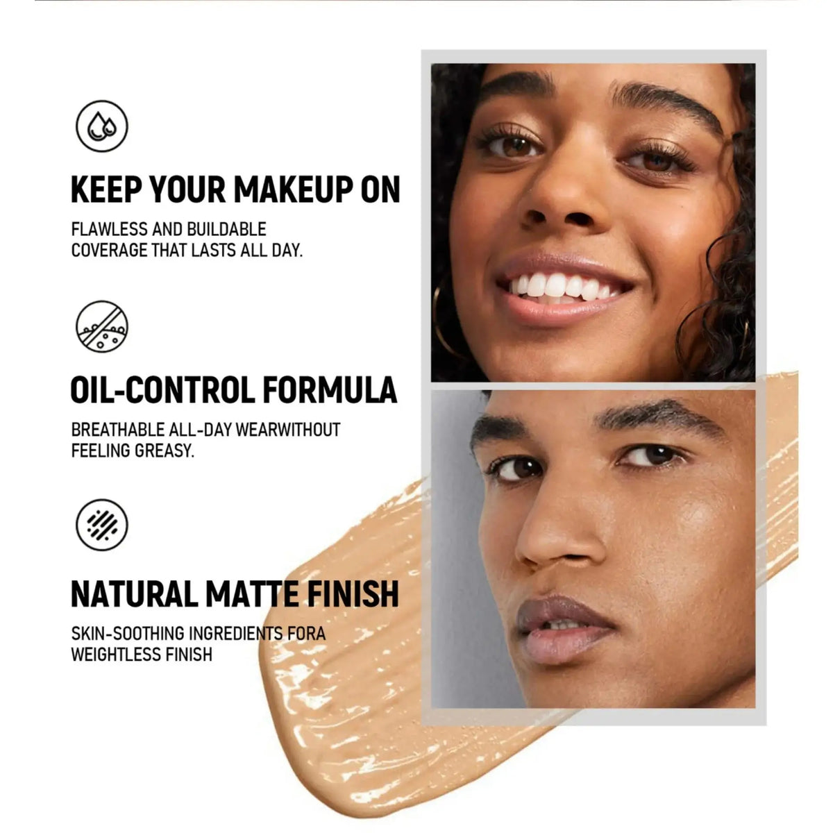 Handaiyan Matte Liquid Concealer – 8 Shades, Full Coverage Liquid Concealer HIP