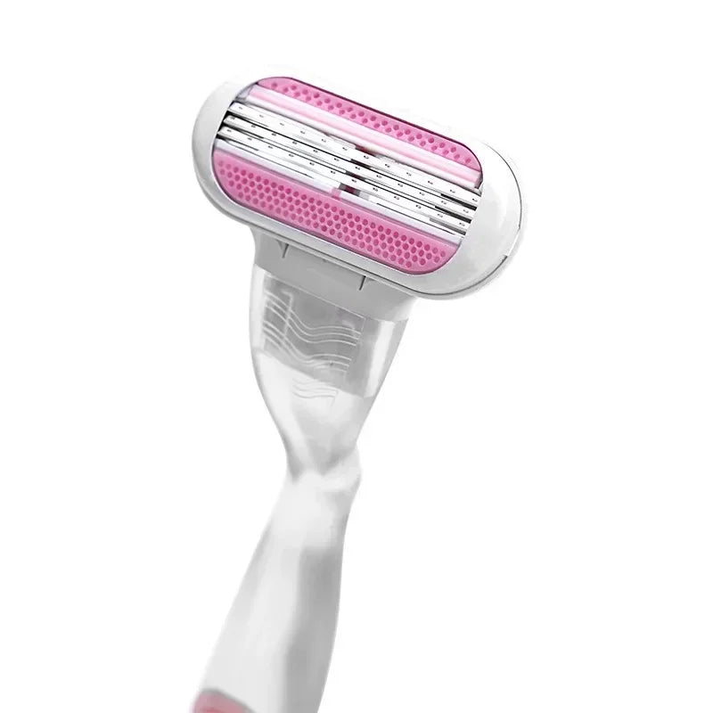 Women's Safety Razor Set – 1 Handle + 8 Blades, Venus Compatible Women's Safety Razor HIP