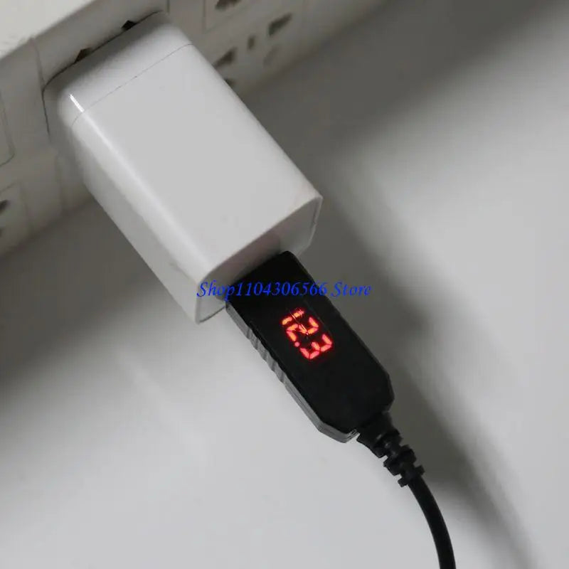 USB 5V to 12V DC Converter Cable – 5.5x2.1mm LED Strip Adapter DC Converter Cable HIP