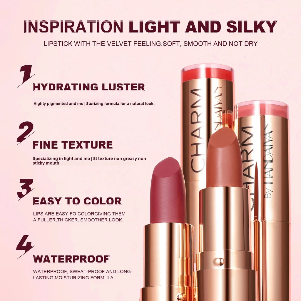 HANDAIYAN Velvet Lip Mud – Waterproof Moisturizing Lipstick Velvet Lipstick HIP