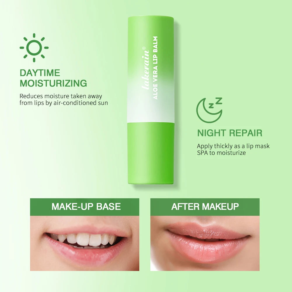 Lip Aloe Balm Nourishing, Refreshing, Hydrating and Moisturizing Preventing Cracking and Repairing Lips Gentle Non Irritating HIP