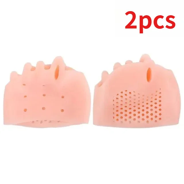 Silicone Forefoot Gel Pads Toe Separator Cushion – 2 Pcs Forefoot Gel Pad HIP C615-Pink-2pcs