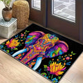 Retro Elephant Anti-Slip Floor Mat – Easy Clean & Durable Decorative Floor Mat HIP 4 40x60cm-Felt