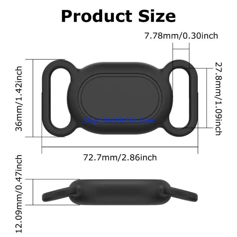 Silicone Pet GPS Tracker Case – Waterproof & Scratch-Proof Cover Pet Tracker Case HIP