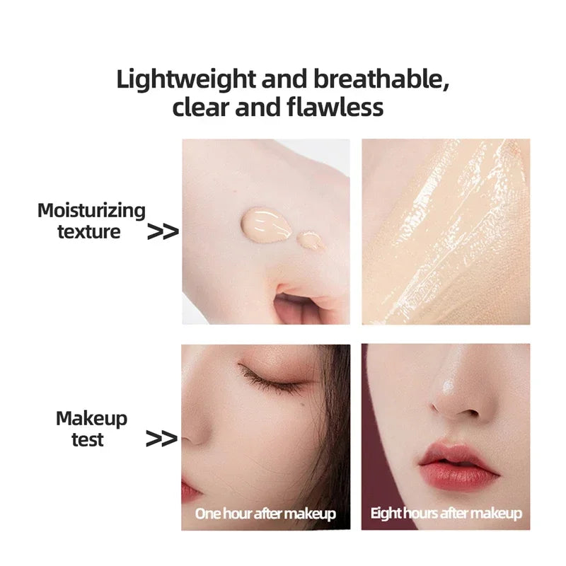 12ml Matte Makeup Foundation Cream For Face Professional Concealing Eye Dark Circle Liquid Long-lasting Corrector Cream Cosmetic HIP