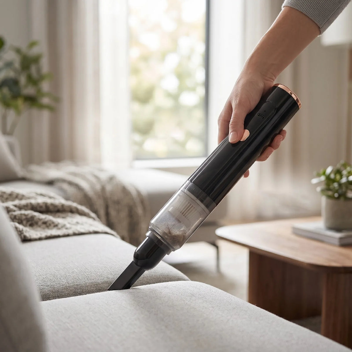 Car Vacuum Cleaner Handheld Mini Cordless Coffee Grinder Remover for Car Home Office Coffee Grinder HIP