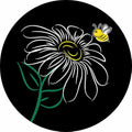 Daisy Flower & Bee Spare Tire Cover – Polyester RV SUV Spare Tire Cover HIP Acquiesce 15 in
