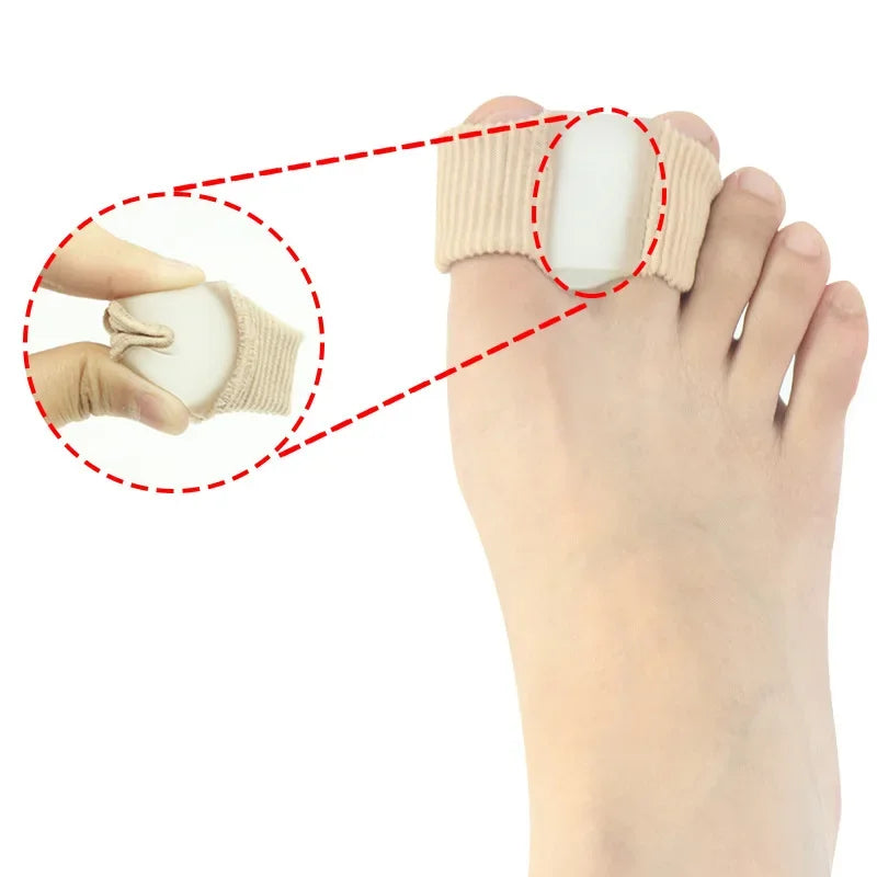 Gel Toe Separator & Big Toe Straightener Brace – 2/4 Pack Toe Separator Brace HIP