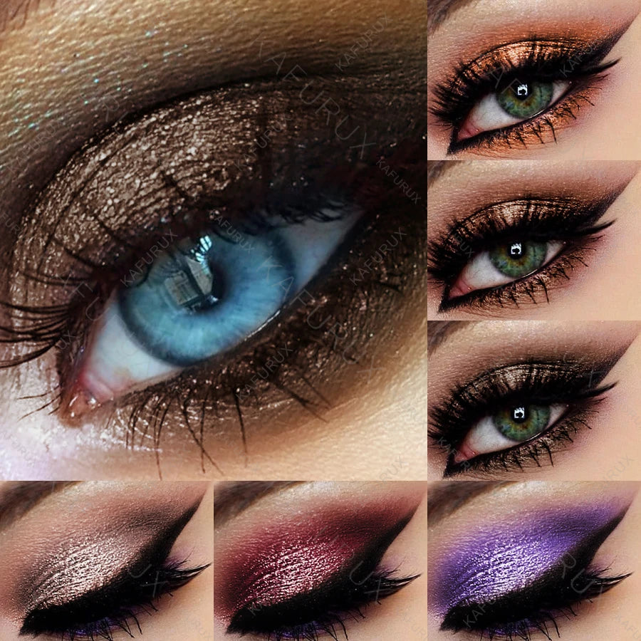 1PC Metallic Glitter Eyeshadow Pencil Waterproof Pearlescent Nude Eye Shadow Green Blue Brown Makeup Gift Eye Pen Cosemtic HIP